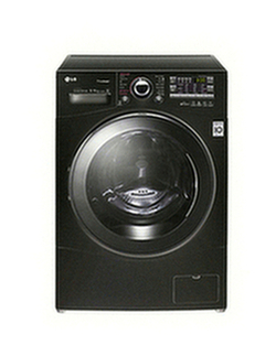 LG F14A8YD Washer Dryer, 8kg Wash/6kg Dry Load, A Energy Rating, 1400rpm Spin, Black